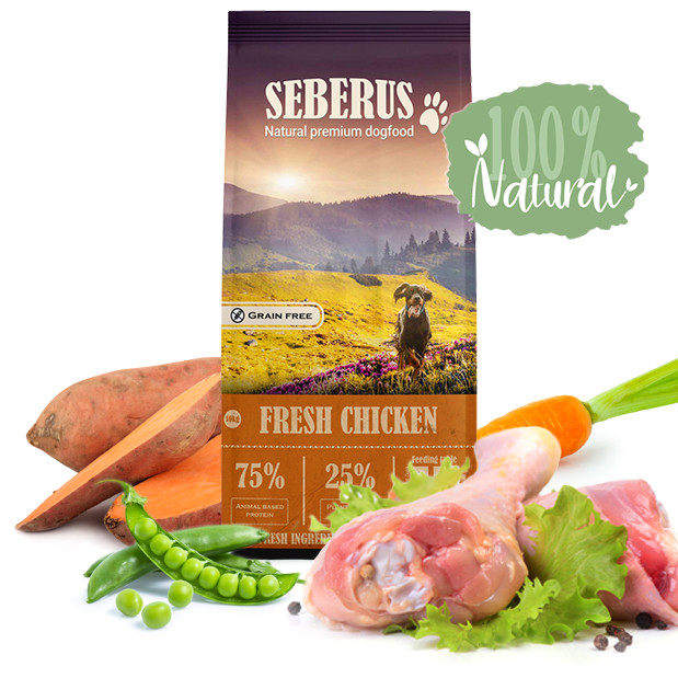 Seberus Fresh Chicken - natuurlijk graanvrij hondenvoer