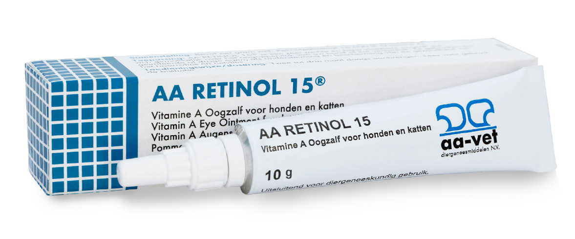 AA-Retinol 15 Vitamine A oogzalf voor hond en kat
