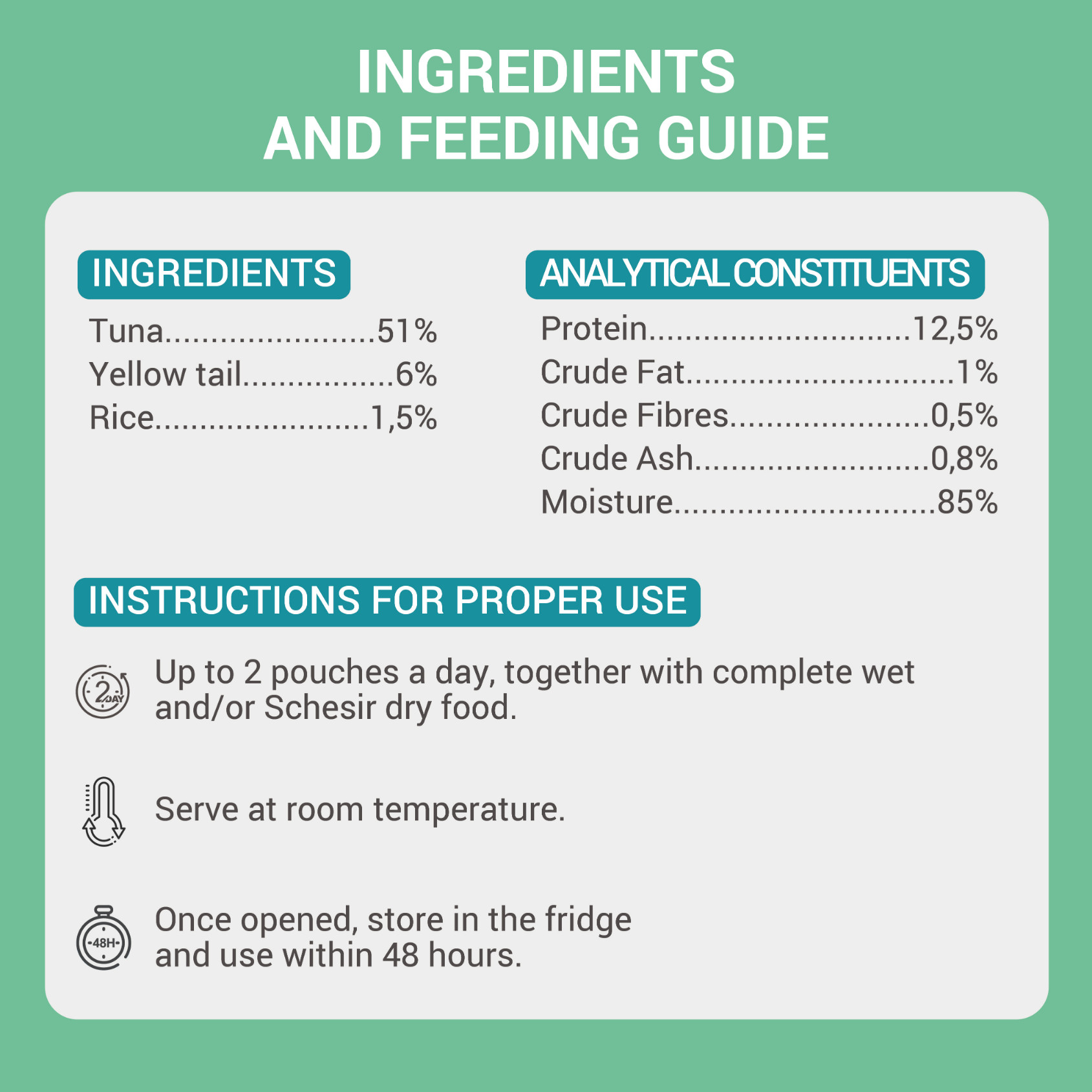 Schesir tonijn met barnsteenmakreel (jelly) natvoer kat (blikjes 85 g)