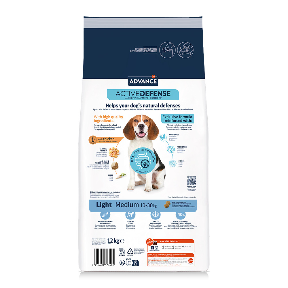 Advance Medium Light hondenvoer