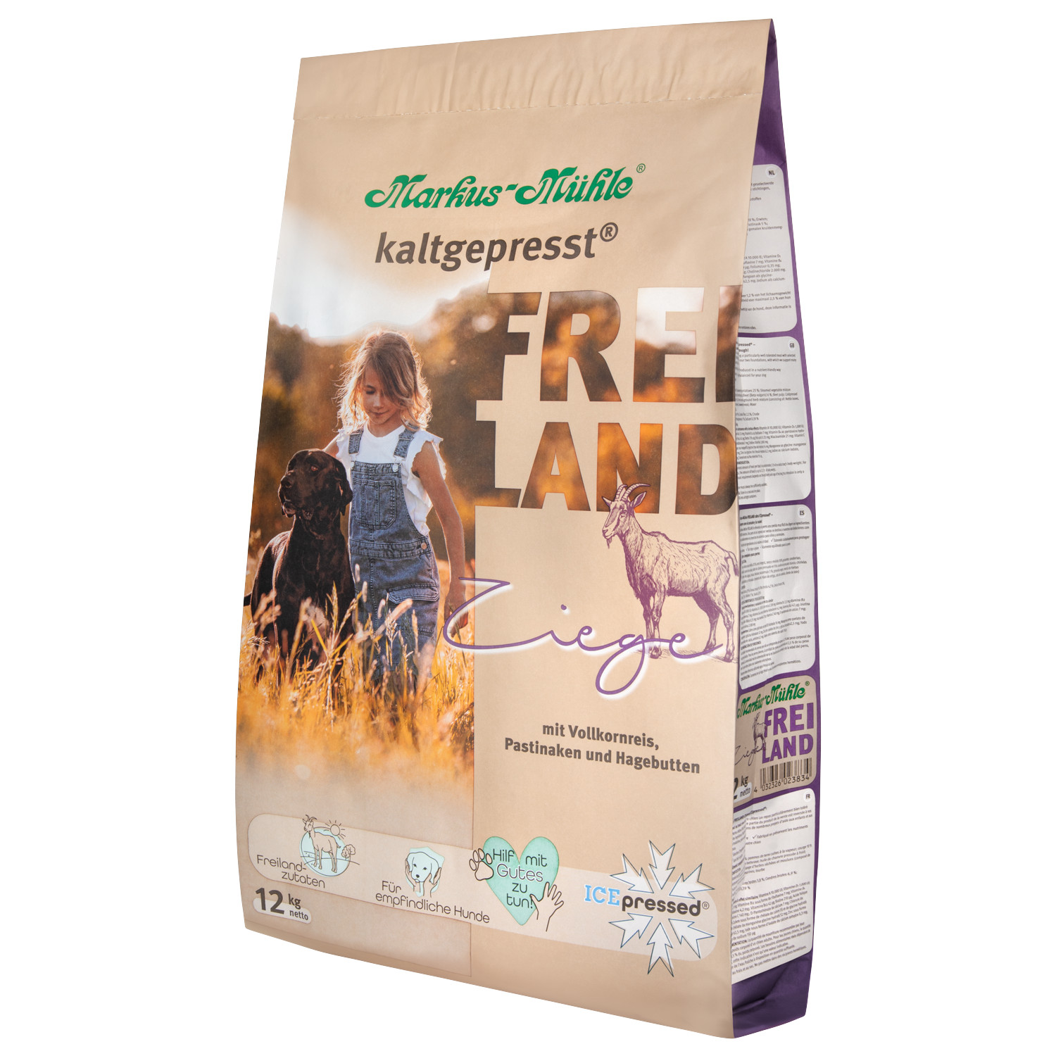 Markus-Mühle Freiland met geit hondenvoer