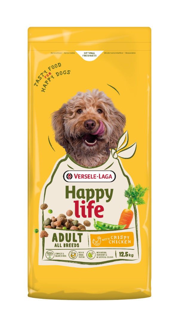 Happy Life Adult con pollo per cani