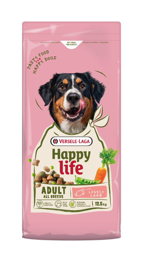 Happy Life Adult con agnello per cane