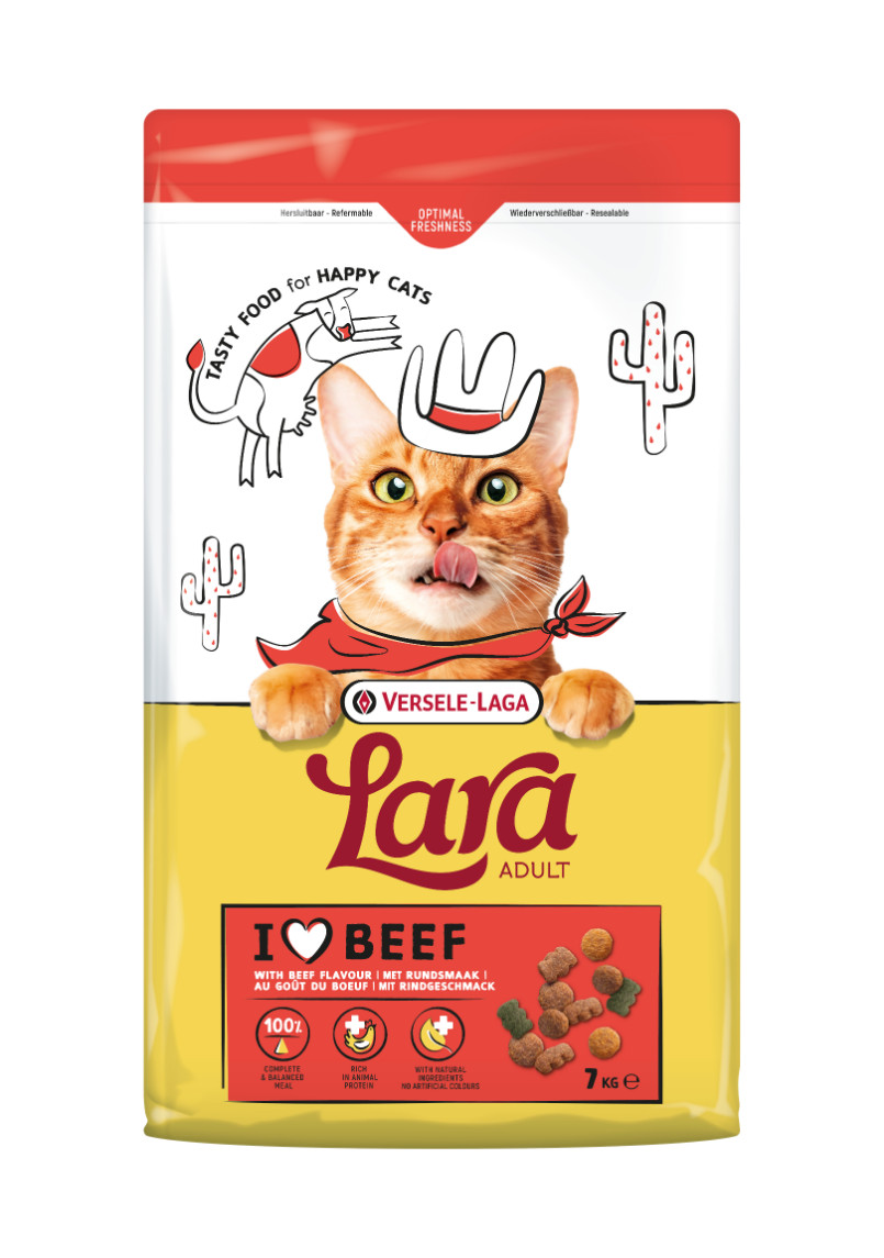 Versele-Laga Lara Adult al gusto di manzo per gatti
