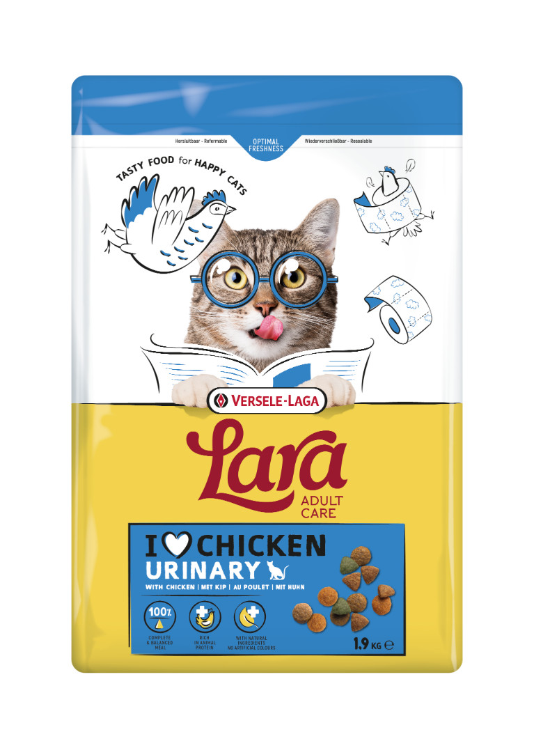 Versele-Laga Lara Adult Care Urinary con pollo per gatti