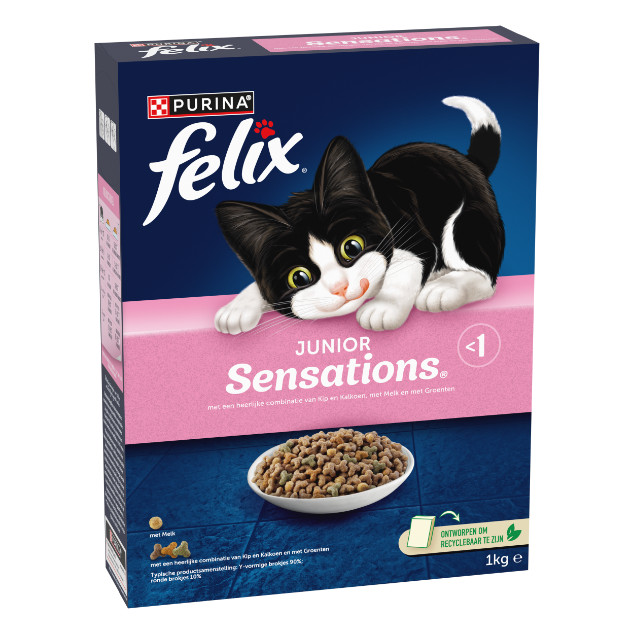 Felix Junior Sensations kattenvoer