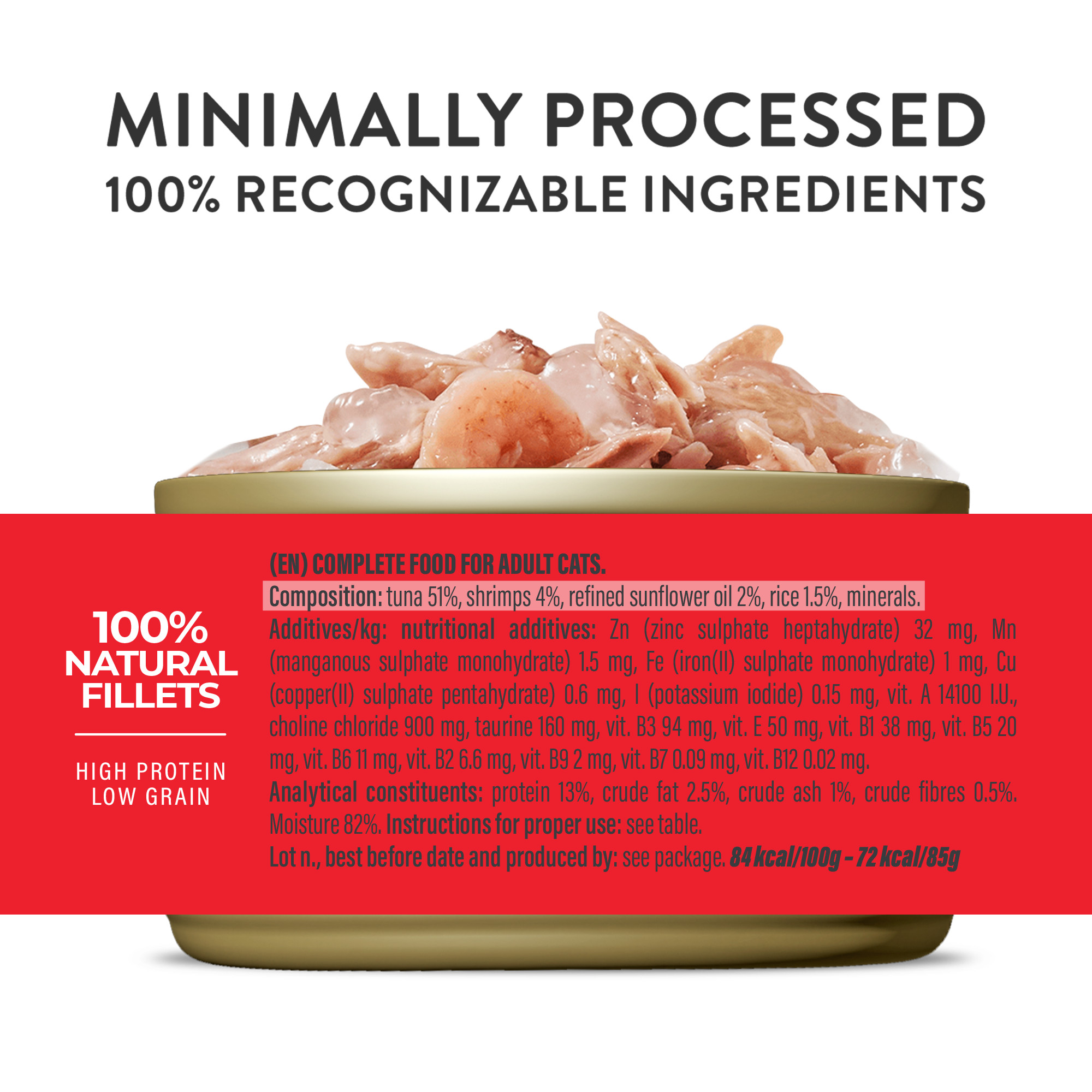 Schesir Tonijn met garnalen