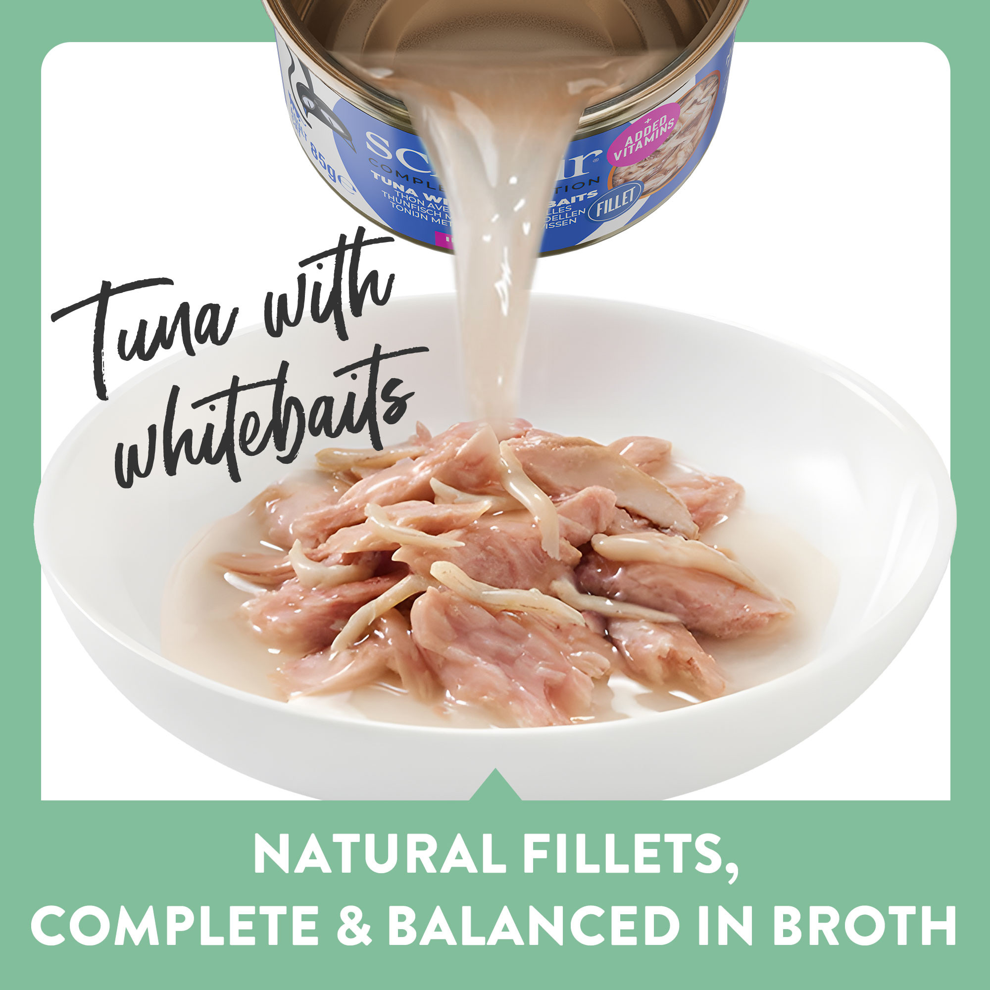 Schesir Zuivere tonijn en kleine ansjovissen met rijst