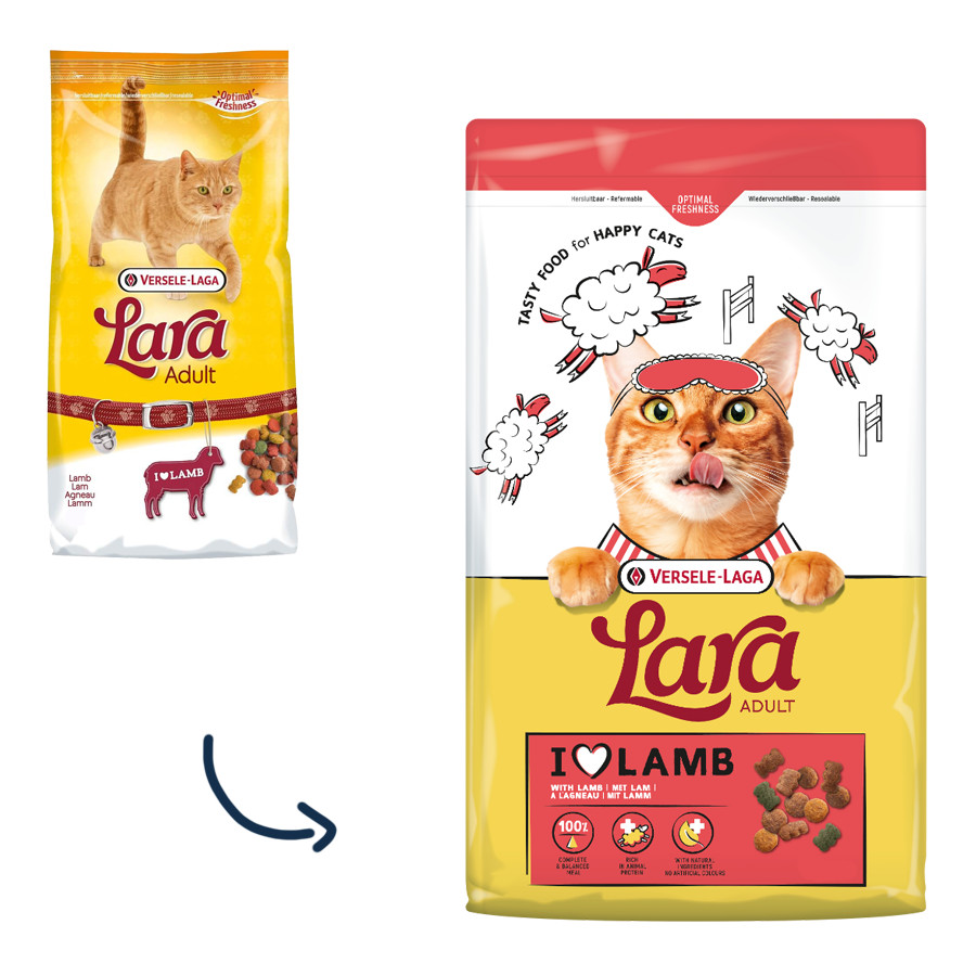 Versele-Laga Lara Adult con agnello per gatti