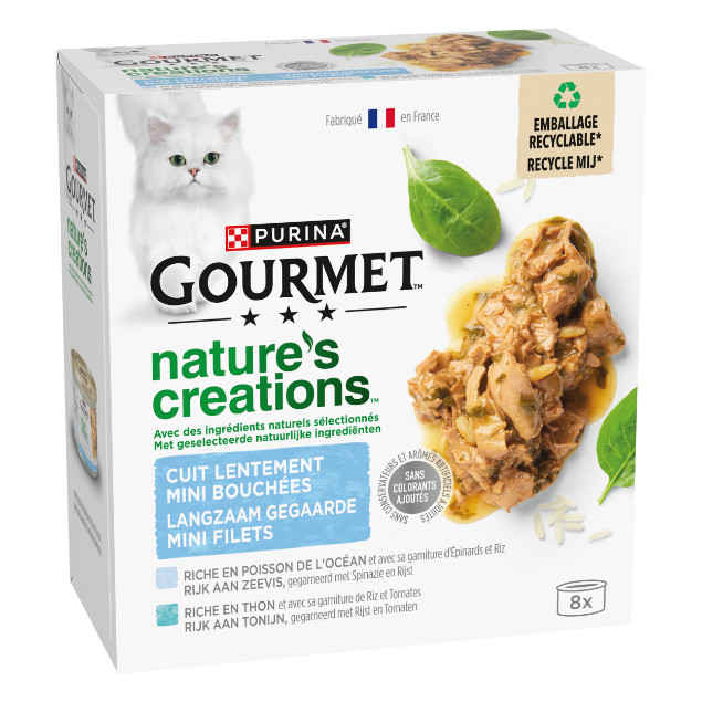 Gourmet Nature's Creations Zeevis kattenvoer
