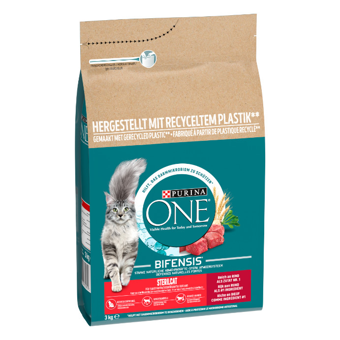 Purina One Sterilcat Rund en Tarwe kattenvoer