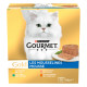 Gourmet Gold Mousse pollo/salmone/rognone/coniglio per gatto
