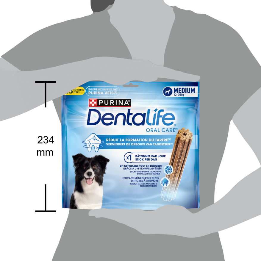 Purina DentaLife Daily Oral Care Medium per cane (maxi pack)