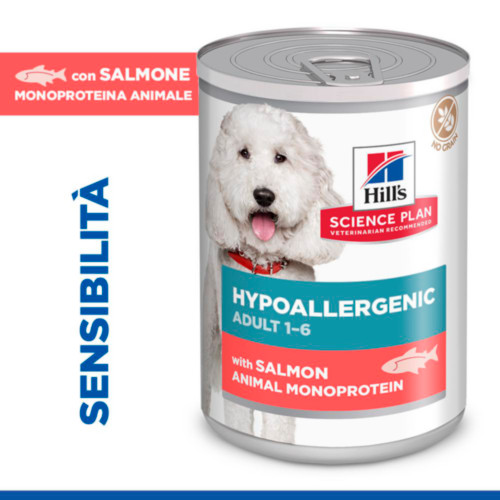 Hill's Adult Hypoallergenic nat hondenvoer met zalm blik