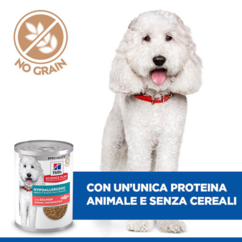 Hill's Adult Hypoallergenic nat hondenvoer met zalm blik
