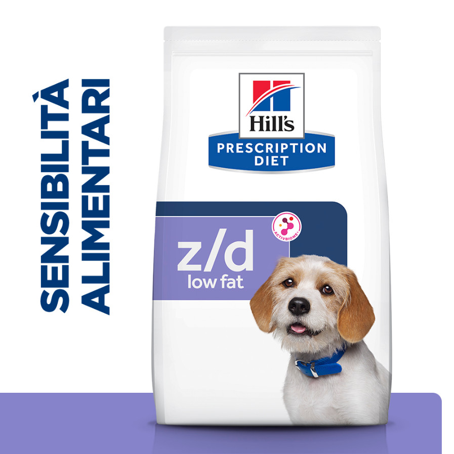 Hill's Prescription Diet Z/D Food Sensitivities Low Fat hondenvoer met gehydrolyseerde soja