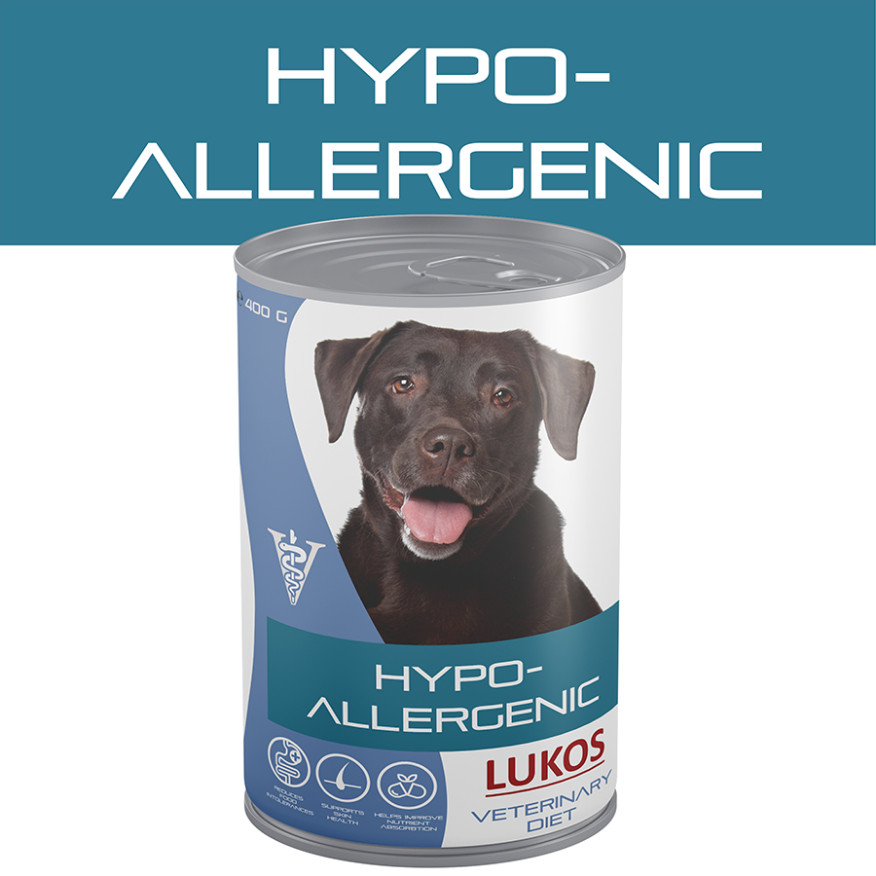 Lukos Veterinary Diet Hypoallergenic cibo umido per cani