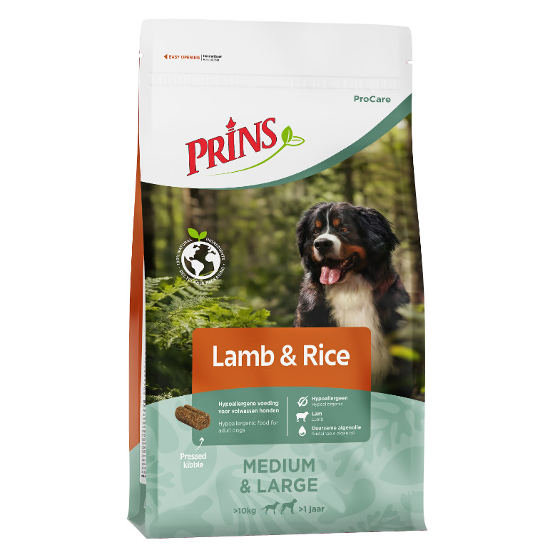 Prins ProCare Hypoallergenic con agnello e riso per cane