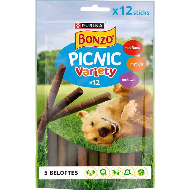 Purina Bonzo (Friskies) Picnic Variety snack per cani (100 g)