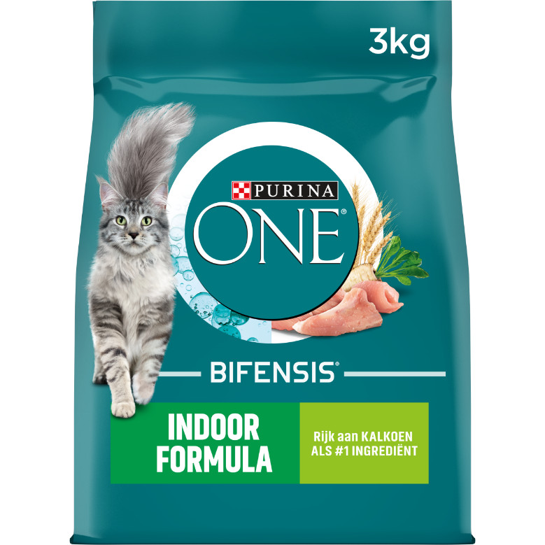 Purina One Indoor Kalkoen kattenvoer