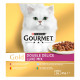 Gourmet Gold Luxe Mix pacco da 8 cibo umido per gatti (85 g)