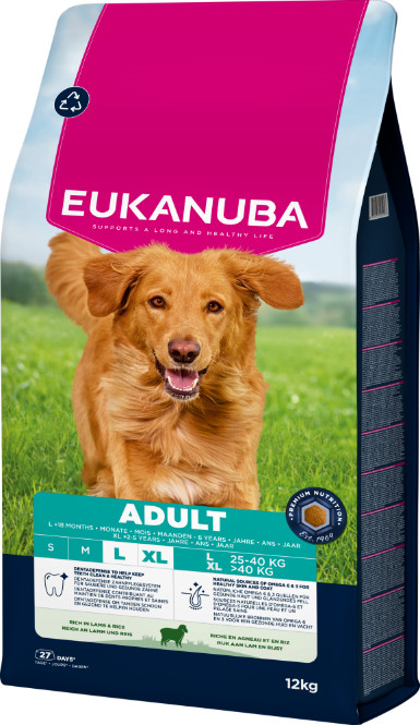 Eukanuba Adult Large con agnello e riso per cane
