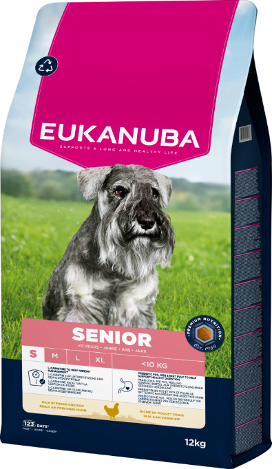 Eukanuba Caring Senior Small Breed kip hondenvoer