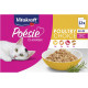 Vitakraft Poésie Classique Poultry Choice con pollame in gelatina cibo umido per gatto (12 x 85 g)