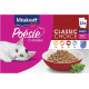 Vitakraft Poésie Classique Classic Choice in salsa cibo umido per gatto (12 x 85 g)