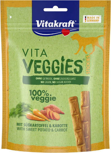 Vitakraft Vita Veggies Sticks kaassmaak hondensnack (80 g)