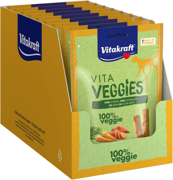 Vitakraft Vita Veggies Sticks kaassmaak hondensnack (80 g)
