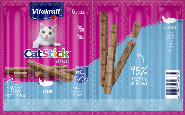 Vitakraft Catsticks Mini Zalm/Forel