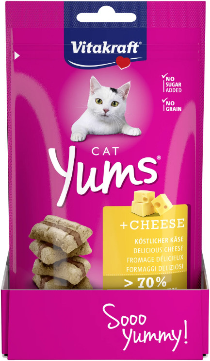 Vitakraft Cat Yums con formaggio snack per gatto (40 g)