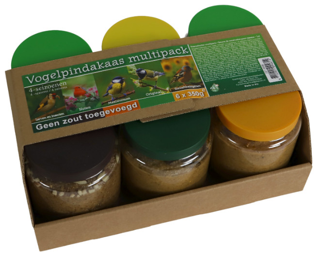 Pindakaas voor tuinvogels (multipack)