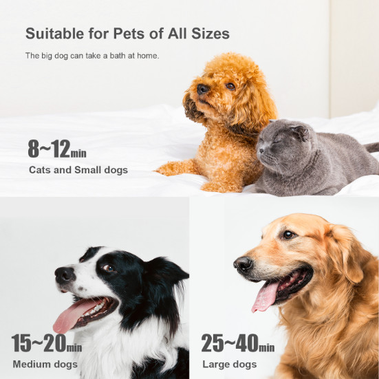 Waterblazer met 4 opzetstukken