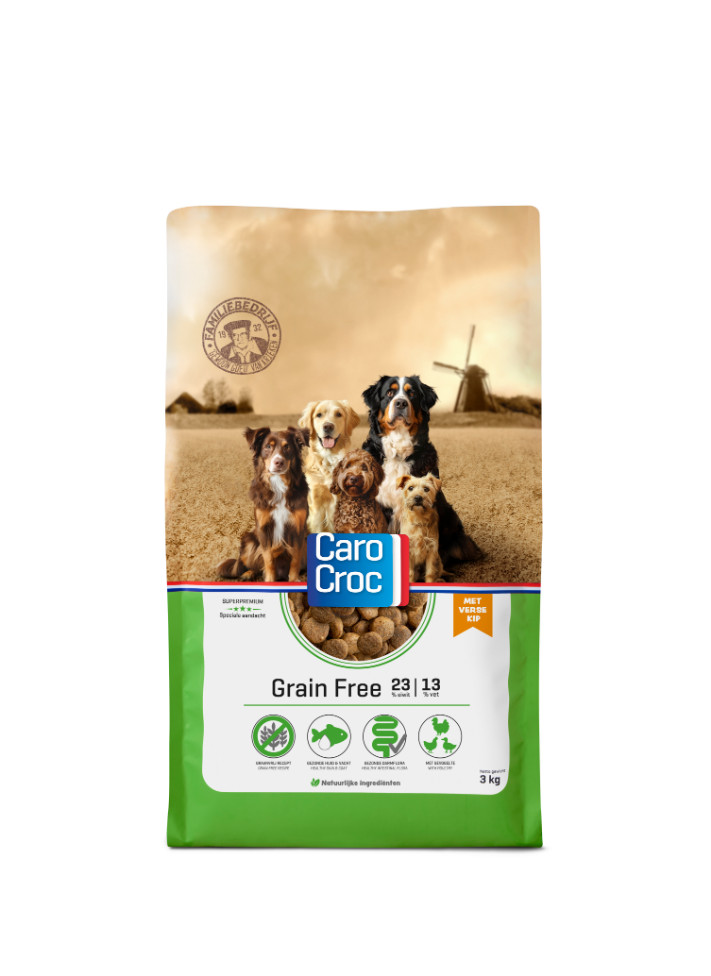 Carocroc 23/13 Grain Free per cani