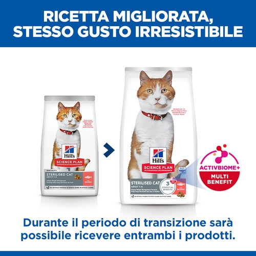 Hill's Adult Sterilised Cat met zalm kattenvoer