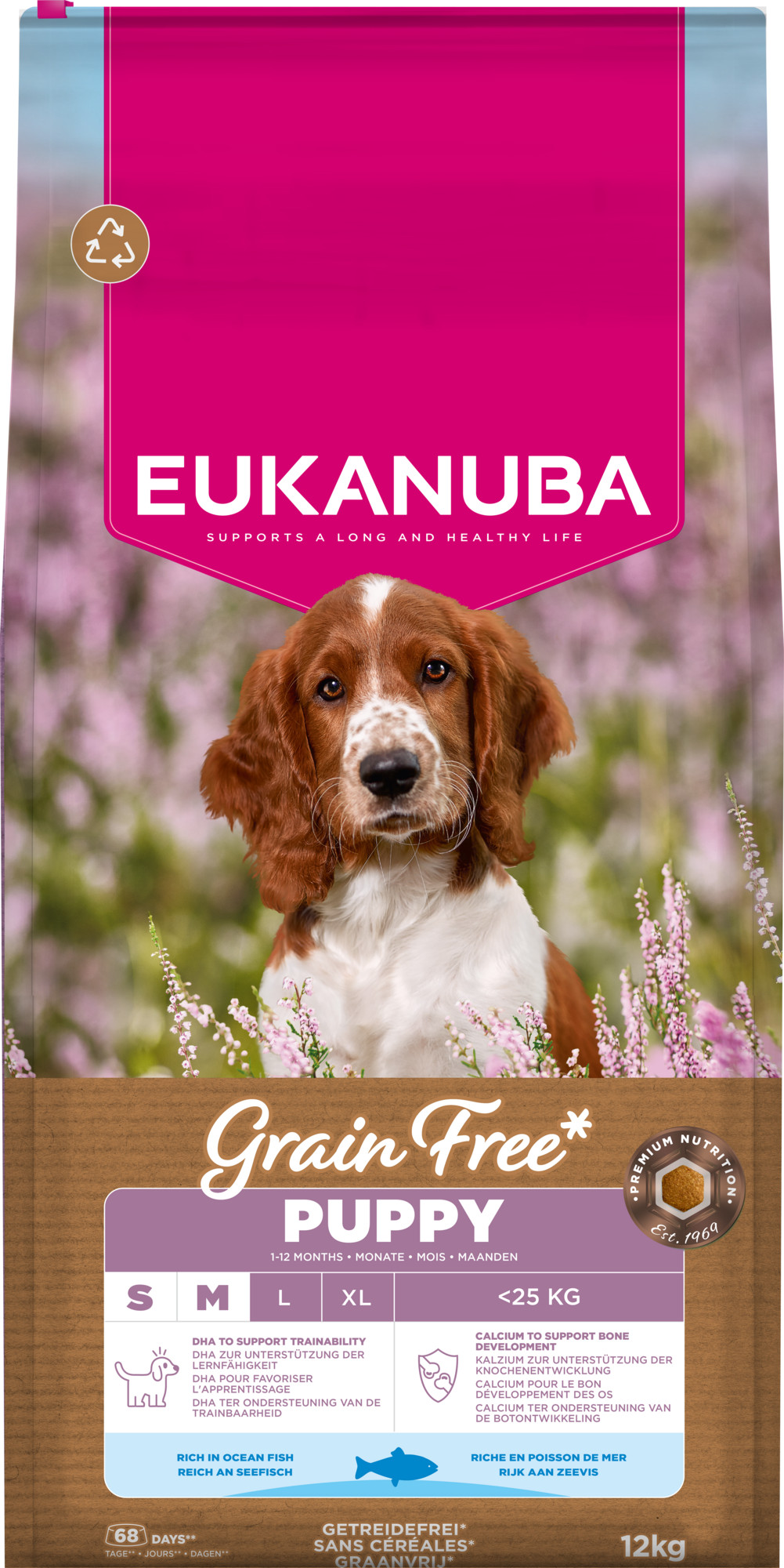 Eukanuba Puppy & Junior S/M graanvrij zeevis hondenvoer