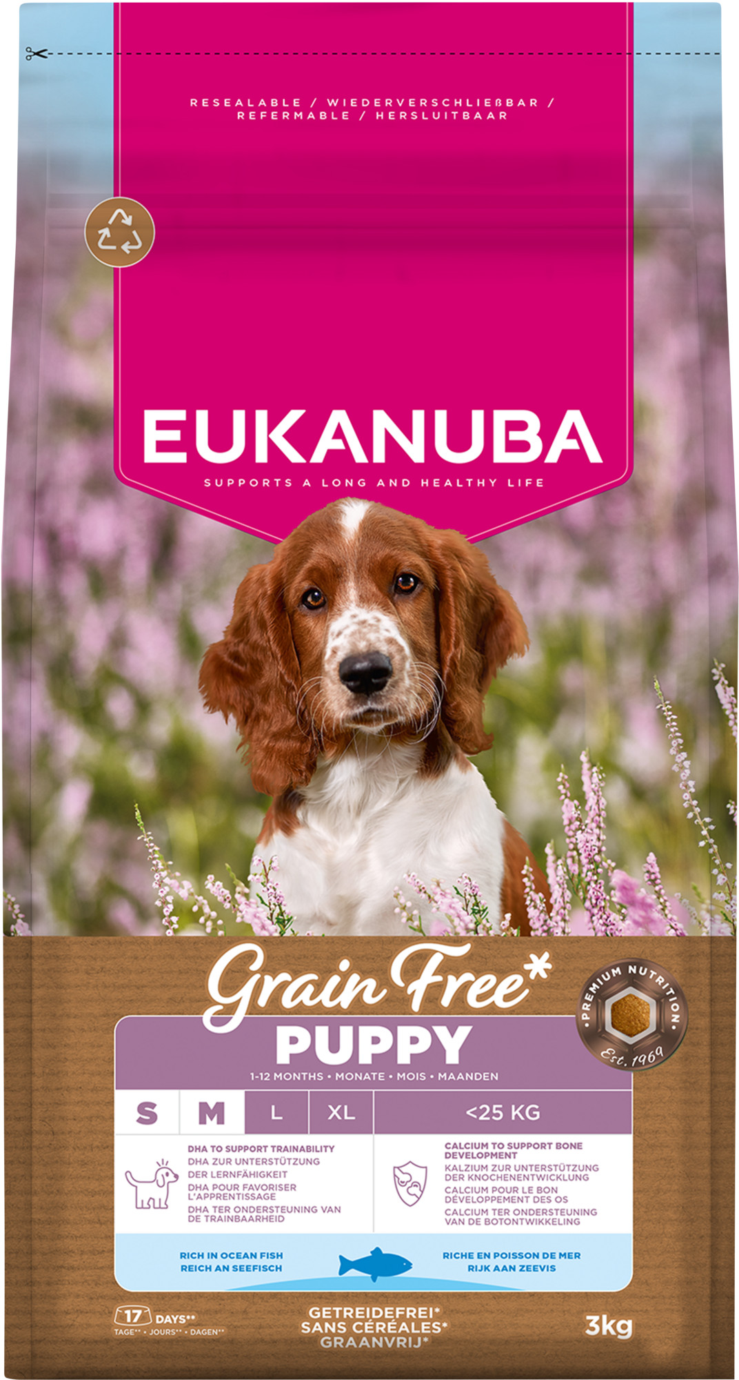 Eukanuba Puppy & Junior S/M graanvrij zeevis hondenvoer