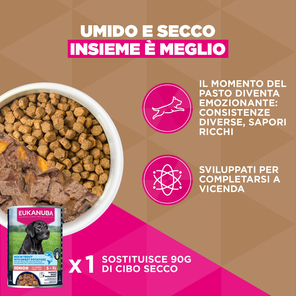 Eukanuba Senior Small & Medium met oceaanvis graanvrij hondenvoer