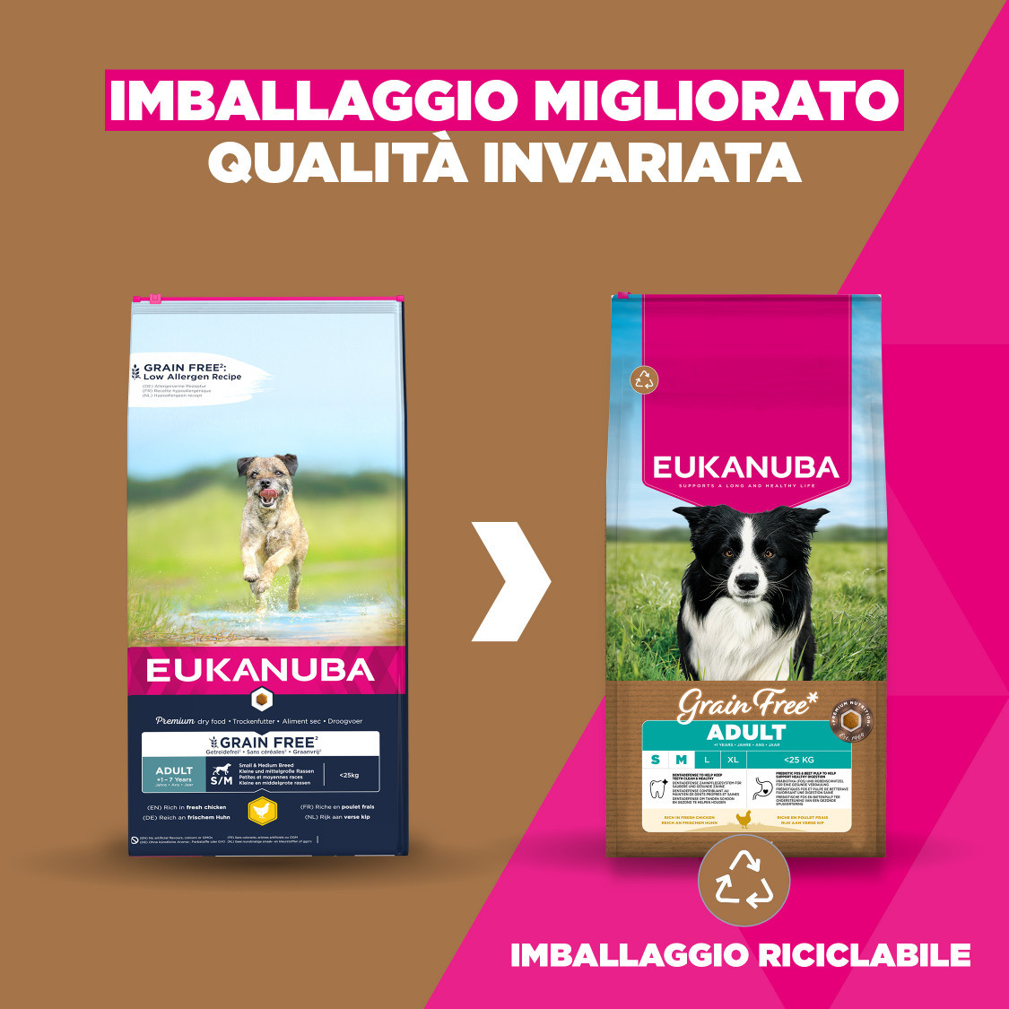 Eukanuba Adult Small & Medium kip graanvrij hondenvoer