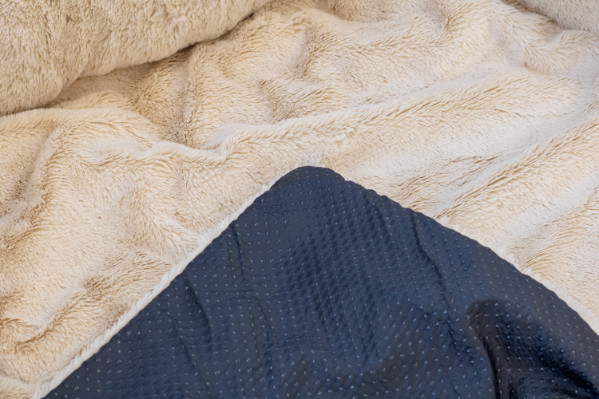 Brekz Berlin cuscino in pile per divano per cani - beige