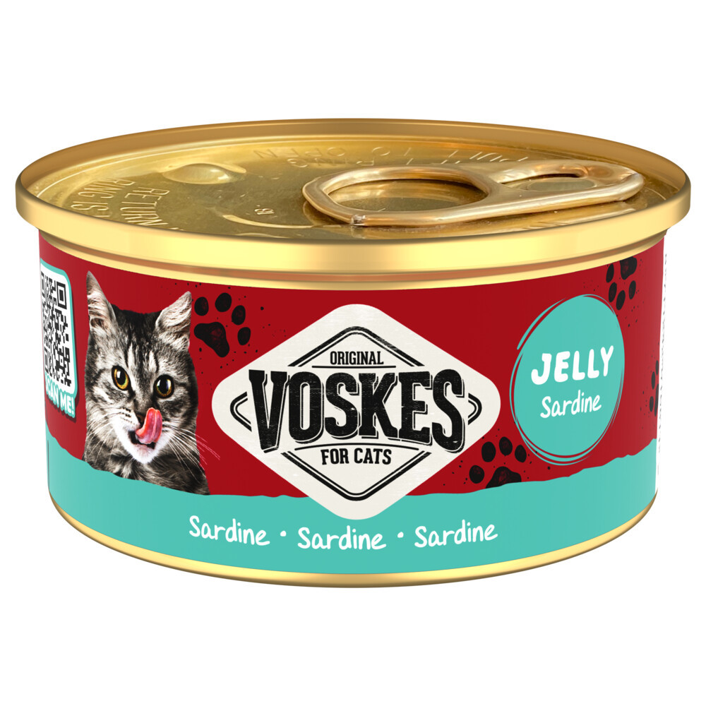 Voskes Jelly sardines natvoer kat