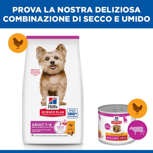 Hill's Adult Small & Mini al pollo per cane