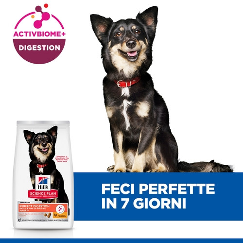 Hill's Adult Perfect Digestion Small&Mini met kip & bruine rijst hondenvoer