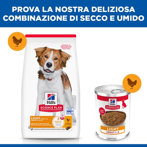 Hill's Adult Light Huhn Hundefutter 