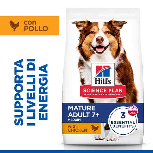 Hill's Mature Adult 7+ Active Longevity Medium Huhn Hundefutter 