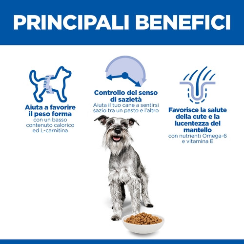 Hill's Mature Adult Light Small & Mini con pollo per cane