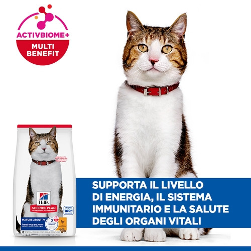 Hill's Mature Adult 7+ Active Longevity Huhn Katzenfutter 