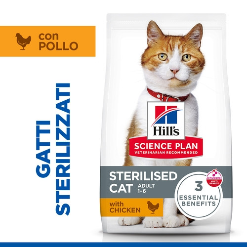 Hill's Young Adult Sterilised Huhn Katzenfutter 